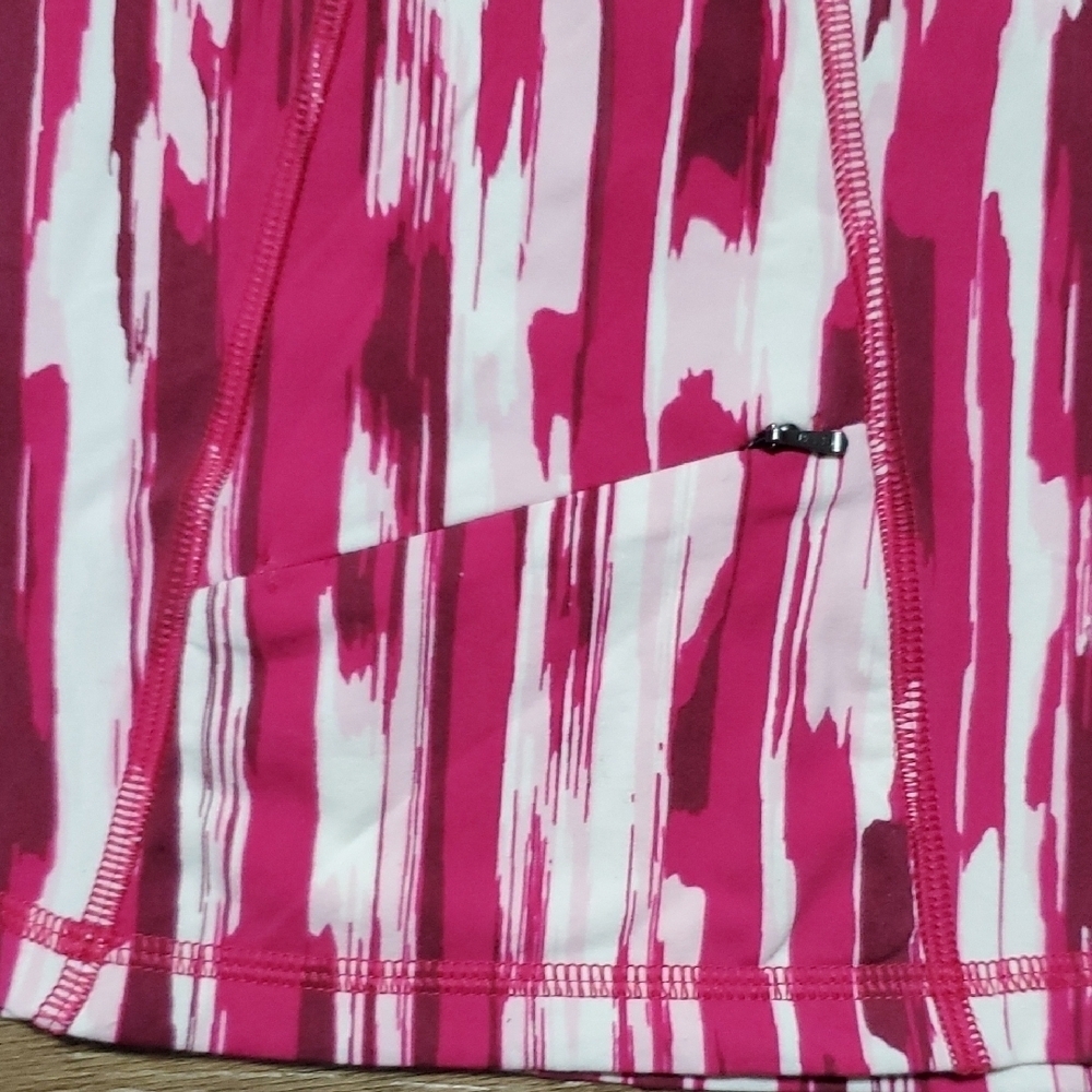 Lucy White and Pink Graphic Racerback Tank Top - Picture 5 of 9